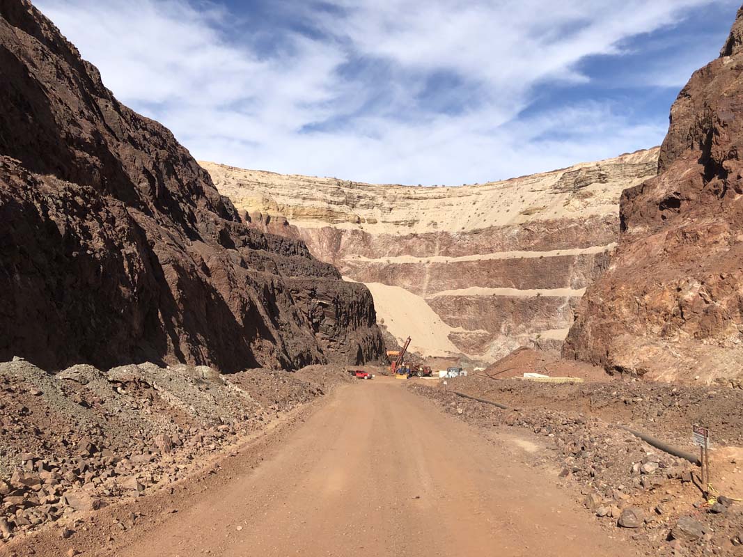 Surface RC Rig tapping into Copperstone Footwall Zone